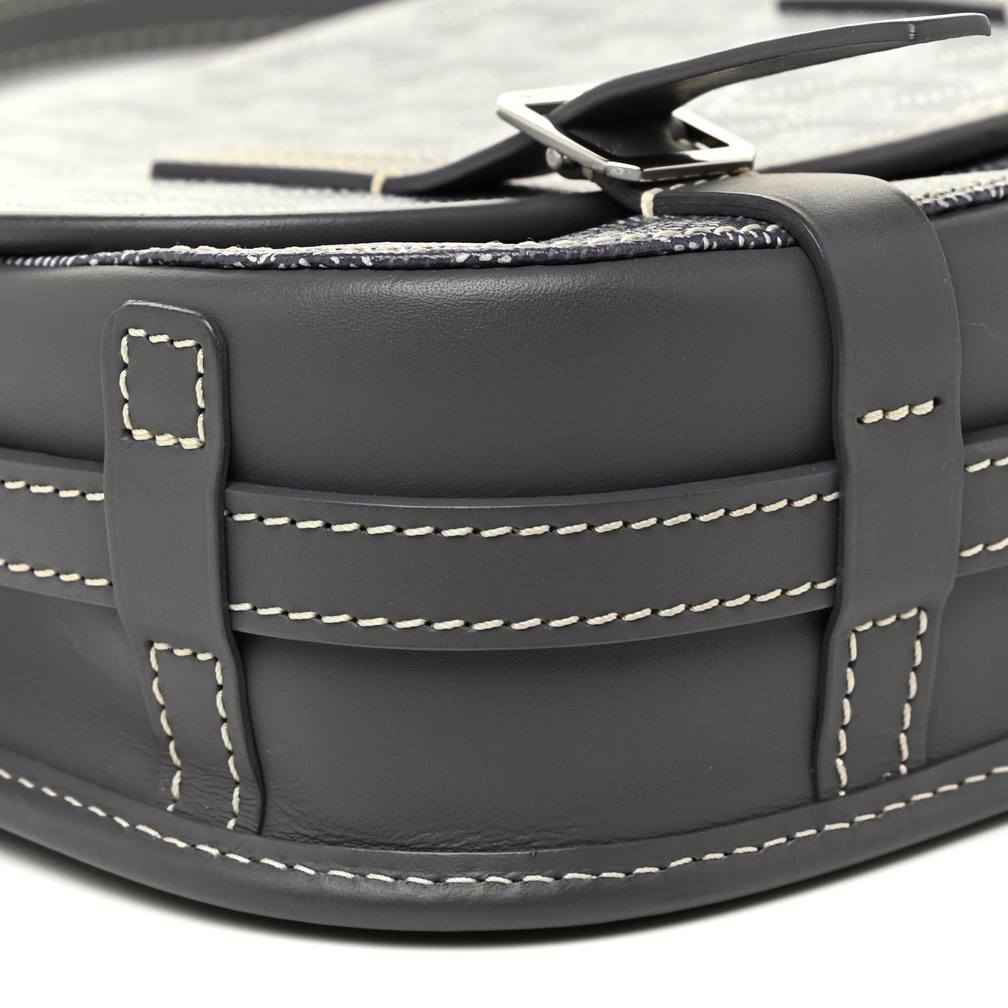 Goyardine Belvedere PM Messenger Bag Grey
