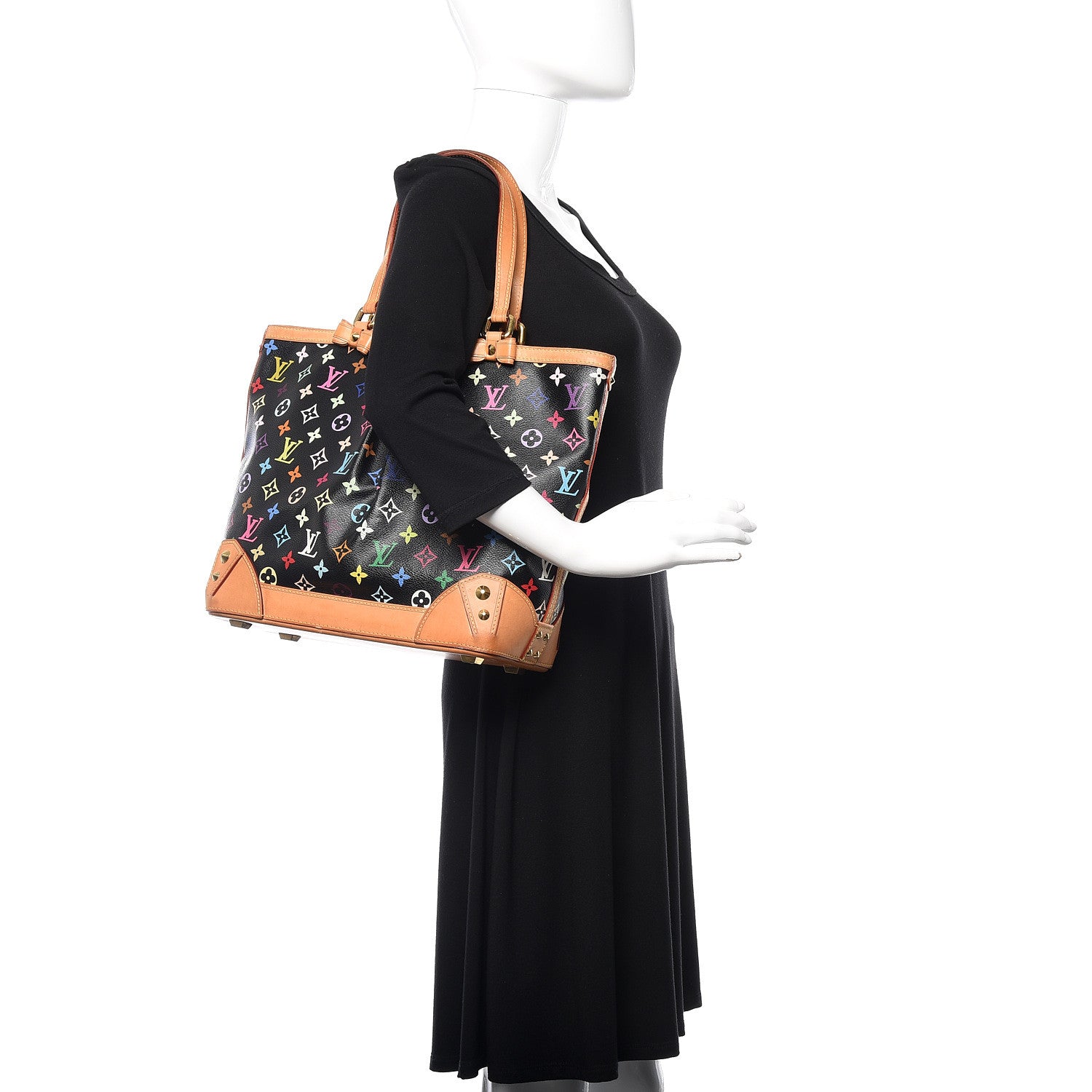 Louis Vuitton Monogram Multicolor Sharleen GM Black 2 of 14