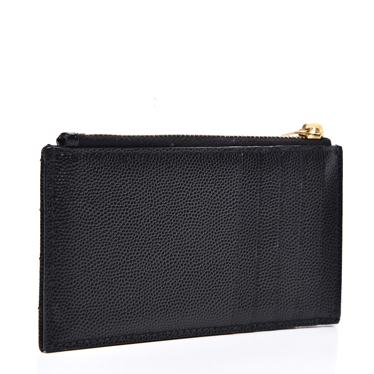 Monogram Grain de Poudre 5 Fragments Zip Pouch Card Holder Black