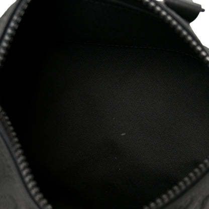 Louis Vuitton Monogram Taurillon Keepall Bandouliere 25 Black 5 of 10