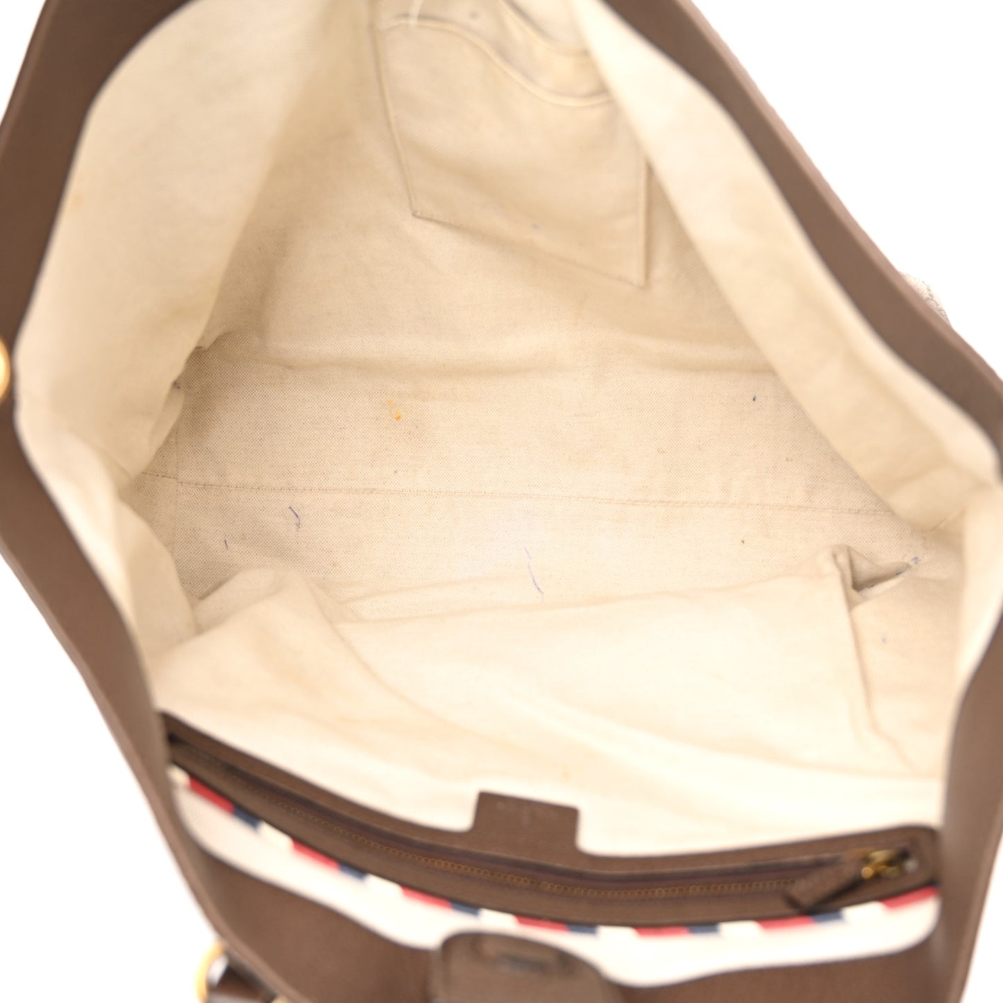 Soft GG Supreme Monogram Courrier Medium Crossbody Tote Beige New Acero
