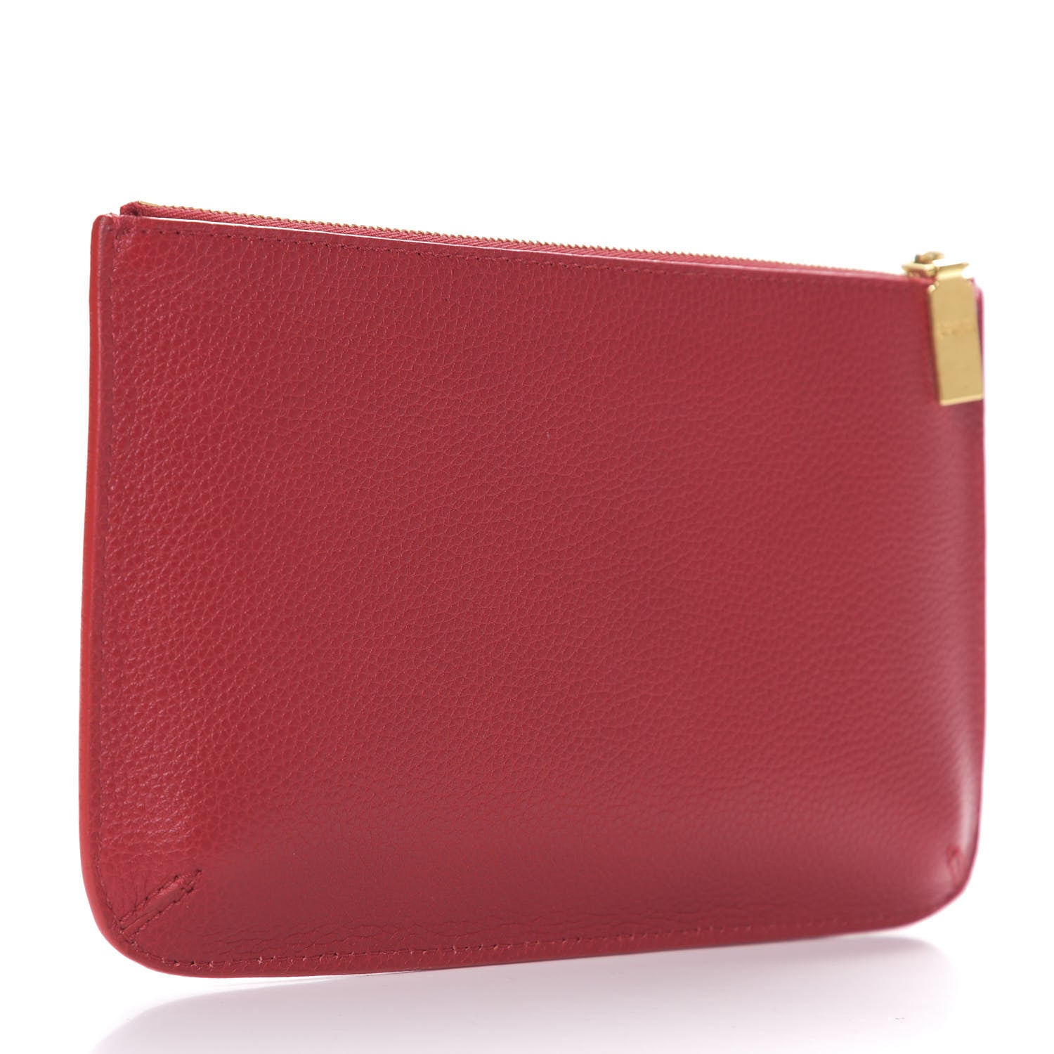 Alexander McQueen Calfskin Zipped Pouch Red 2 of 7