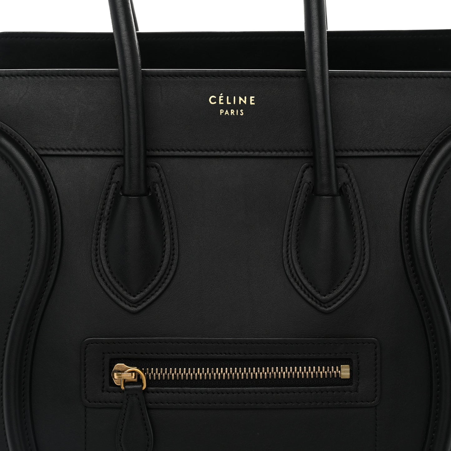 Smooth Calfskin Micro Luggage Black