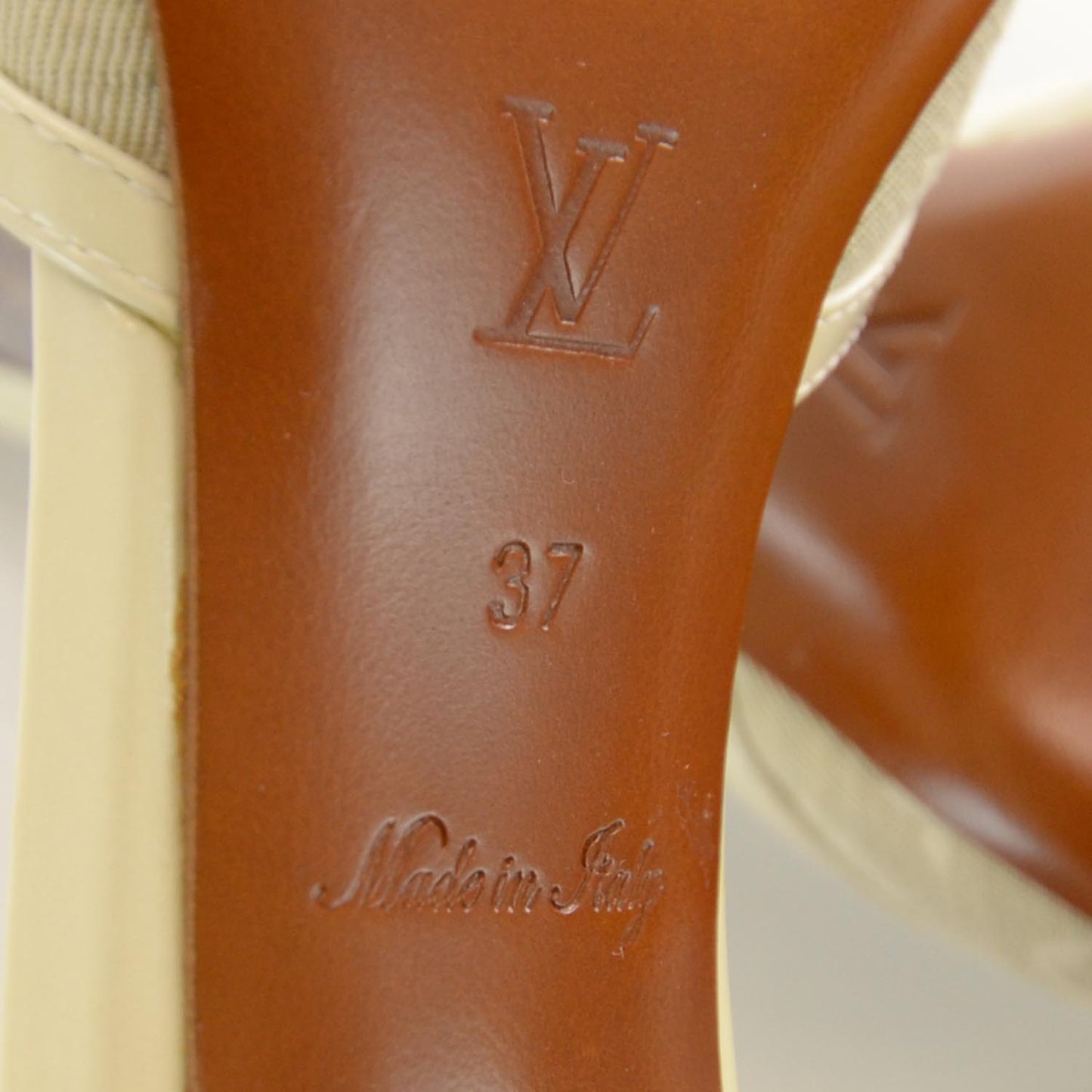 Beverly Hills Open Toe Mules 37 Beige