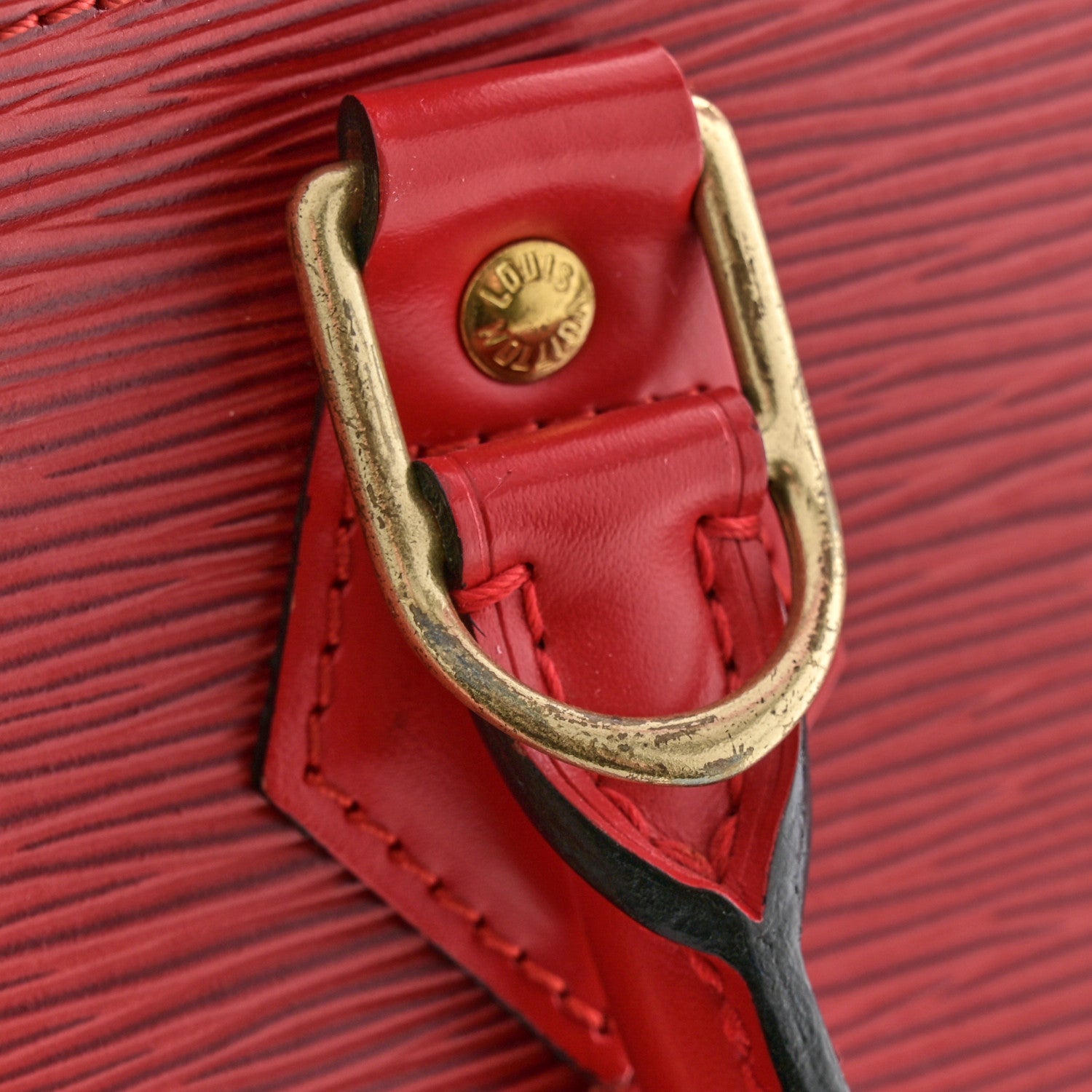 Louis Vuitton Epi Alma PM Castillan Red 15 of 16