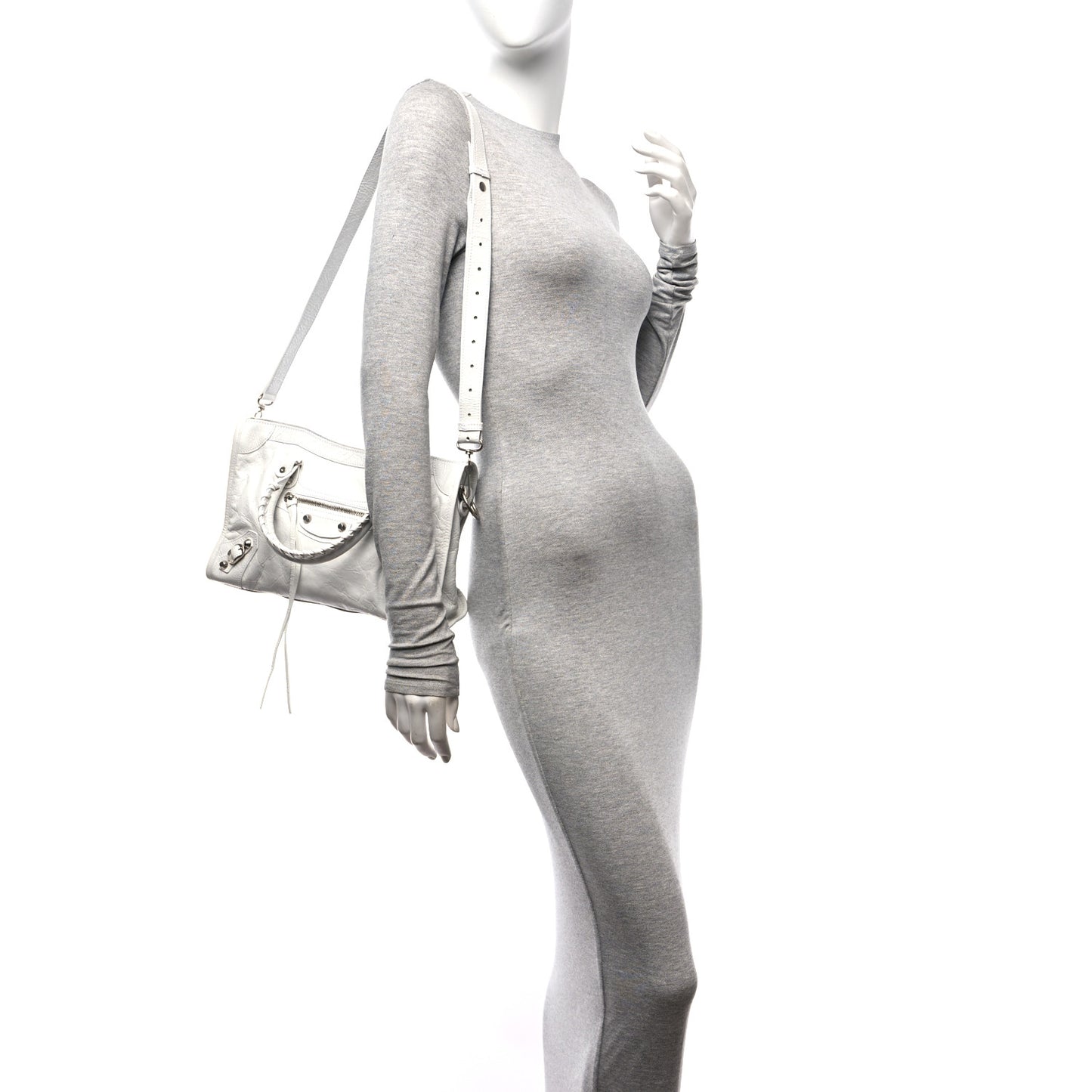 Agneau Silver Hardware S City White