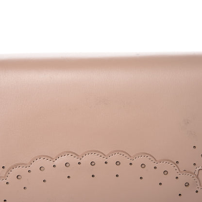 Alaia Calfskin Scalloped Trim Tote Blush 15 of 19