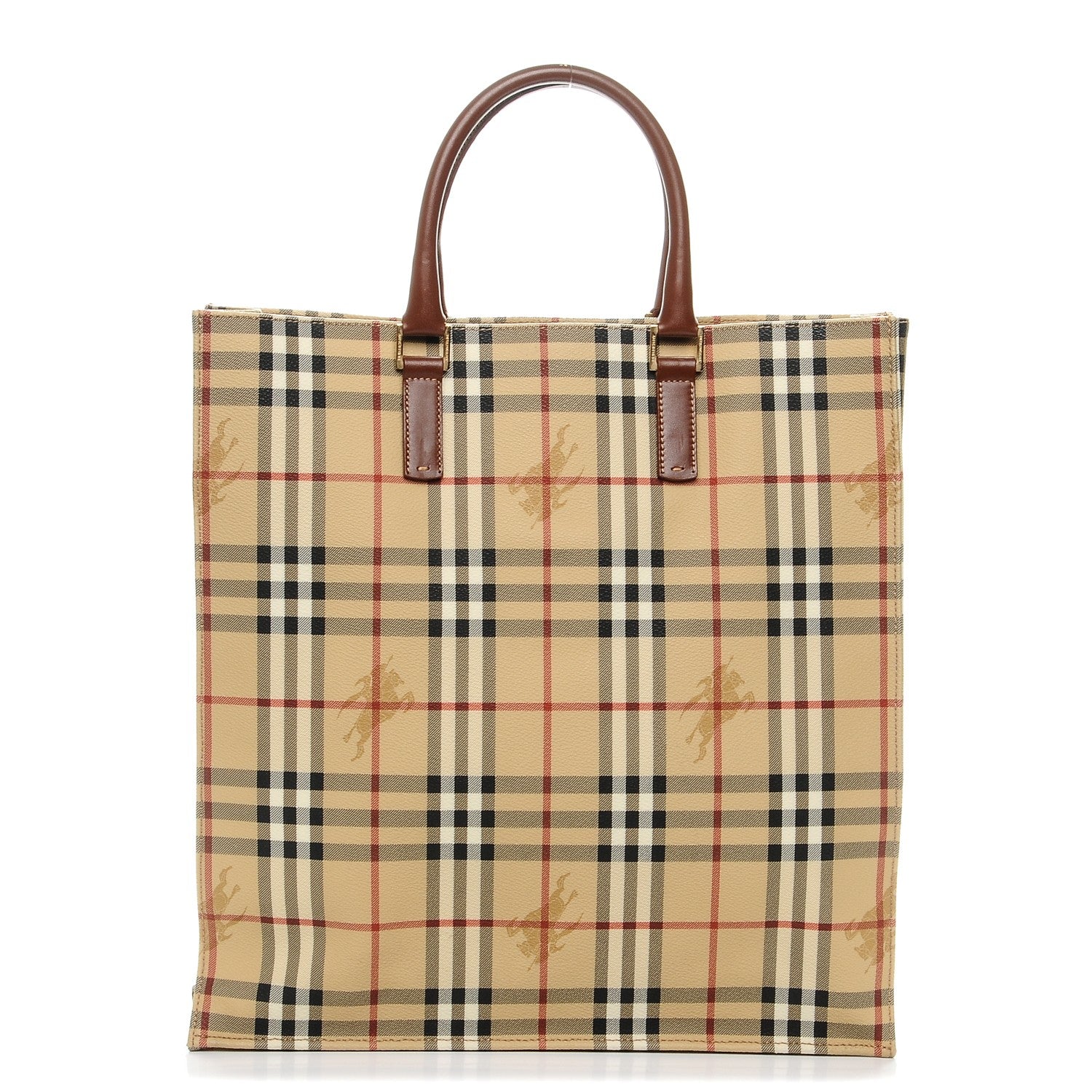 Burberry Haymarket Check Portrait Tote 1 of 7