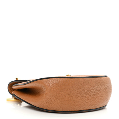 Chloe Grained Lambskin Mini Drew Shoulder Bag Caramel 4 of 11