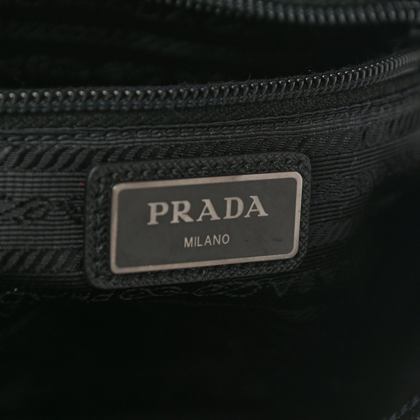 Re-Nylon Saffiano Convertible Belt Bag Black