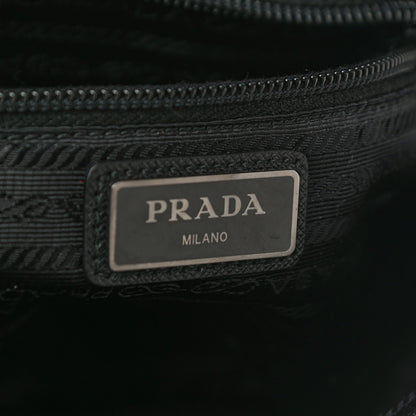 Prada Re-Nylon Saffiano Convertible Belt Bag Black 9 of 11