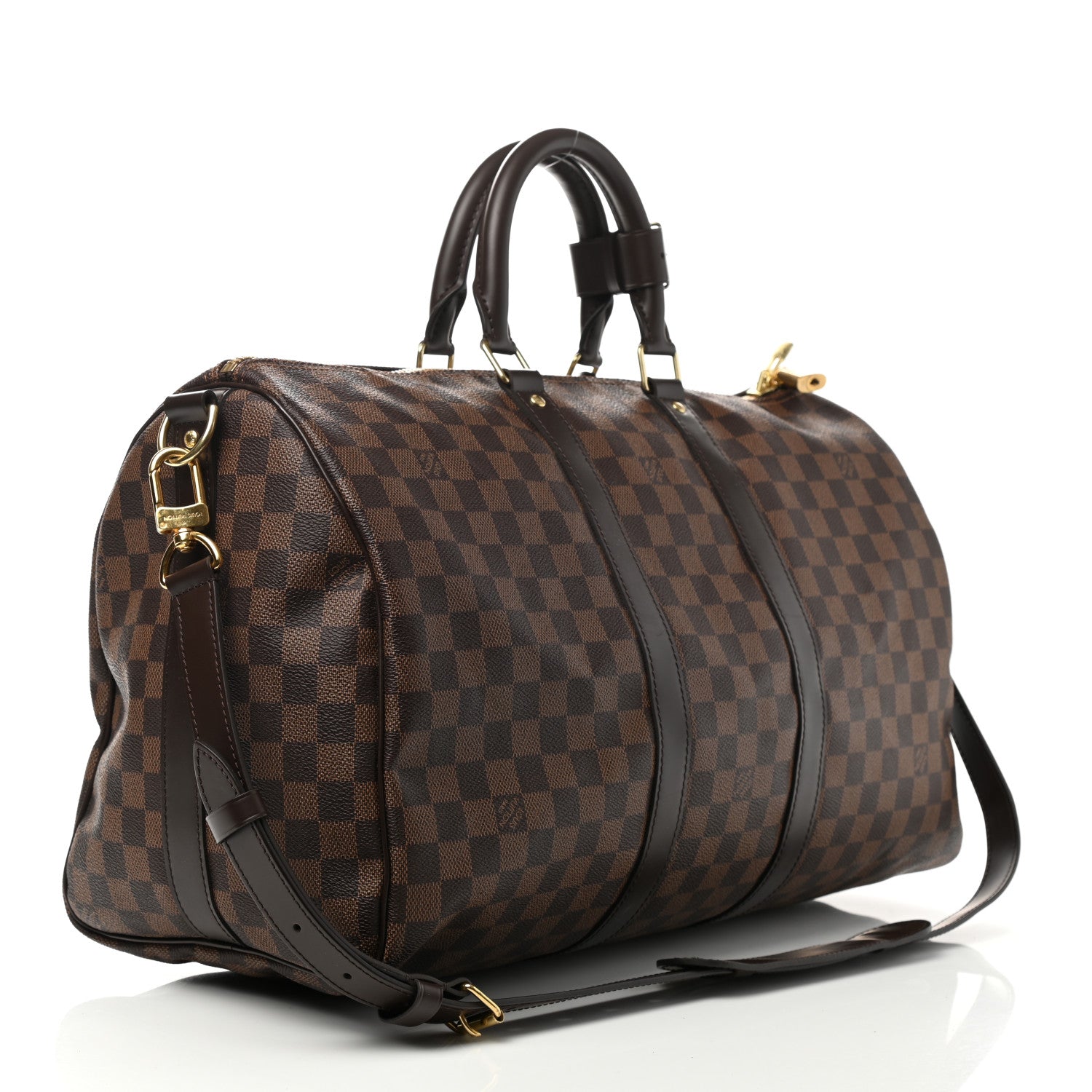 Louis Vuitton Damier Ebene Keepall Bandouliere 45 3 of 10