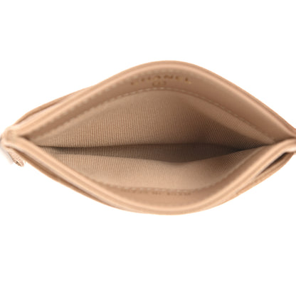 Chanel Caviar Quilted Crystal Card Holder Beige 6 of 12