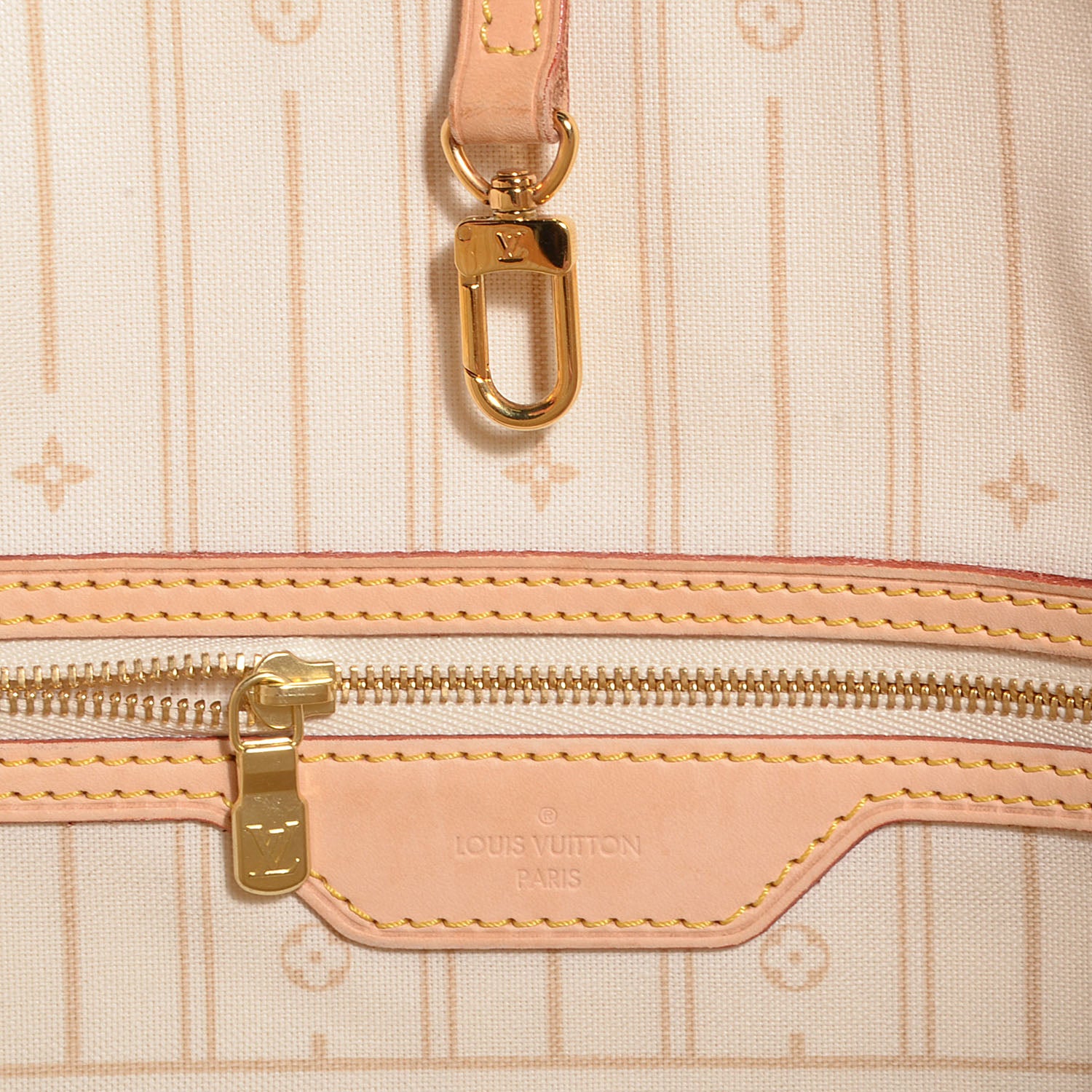 Louis Vuitton Damier Azur Neverfull MM 7 of 8