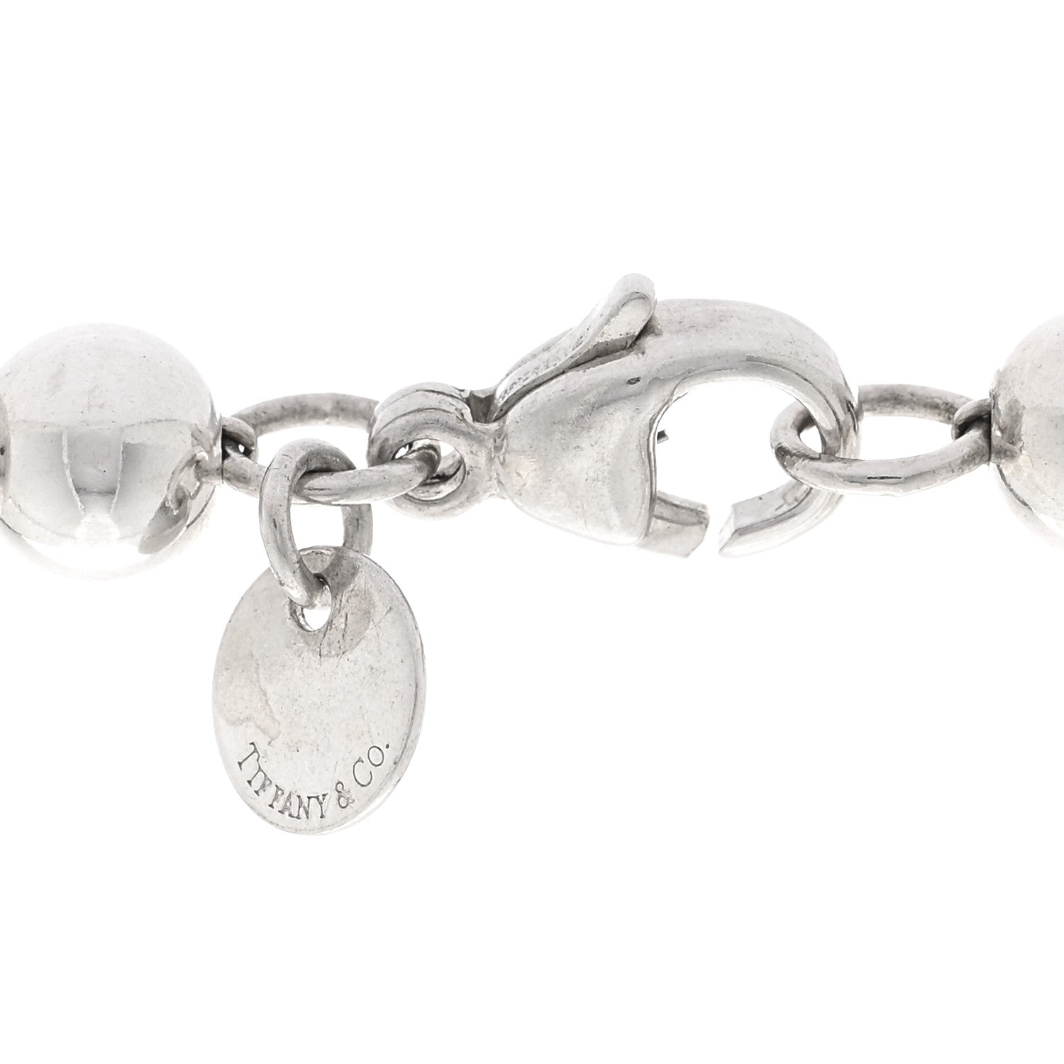 Tiffany Sterling Silver HardWear Graduated Ball Necklace 4 of 4