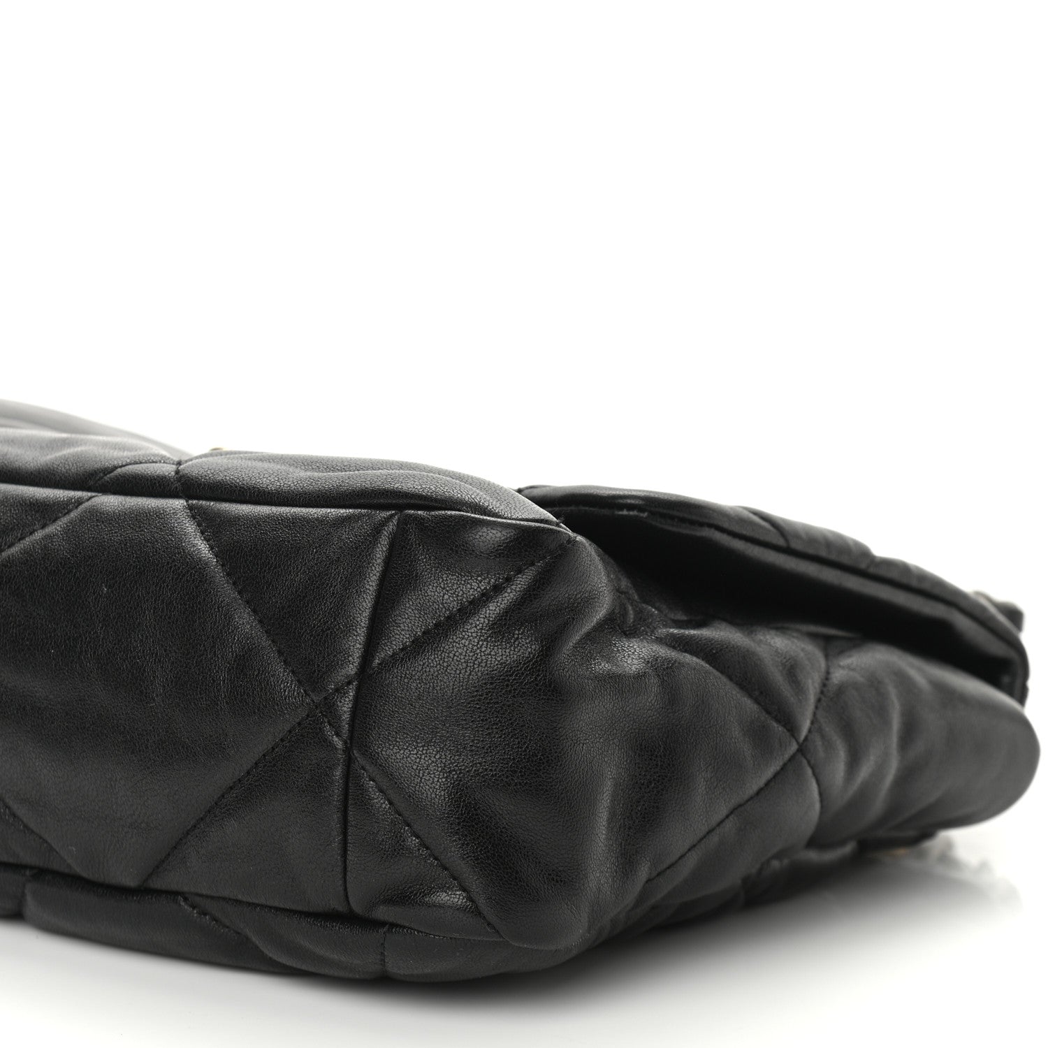 Chanel Lambskin Quilted Large Chanel 19 Flap Black 10 of 10
