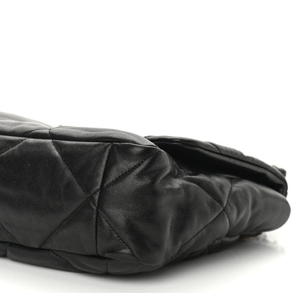 Chanel Lambskin Quilted Large Chanel 19 Flap Black 10 of 10