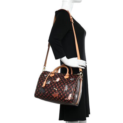 Louis Vuitton Catogram Speedy Bandouliere 30 Marron 2 of 10