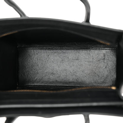 Celine Smooth Calfskin Nano Luggage Black 5 of 17