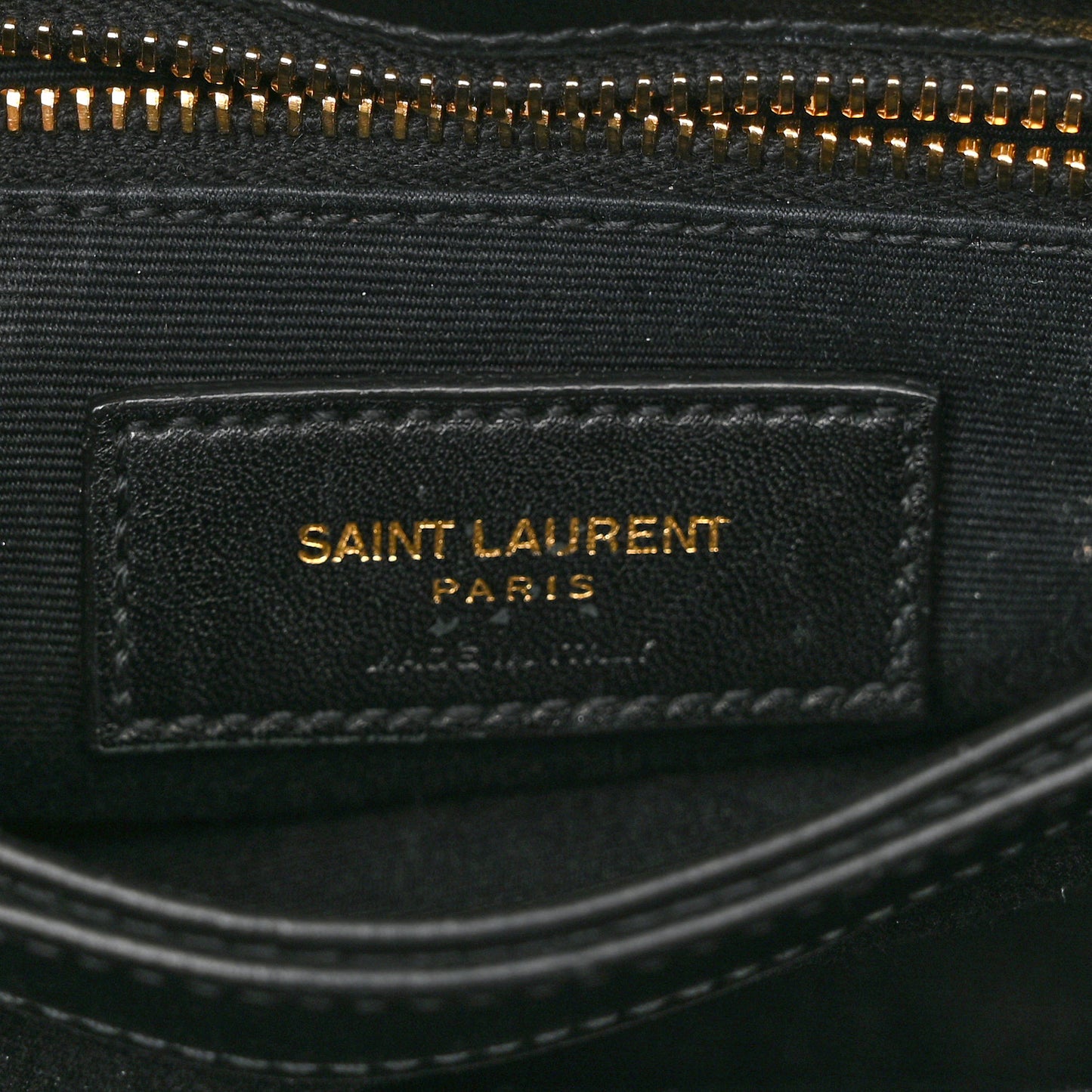 Calfskin Y Quilted Monogram Toy Loulou Crossbody Bag Black