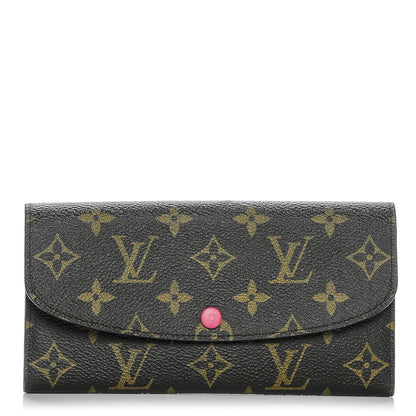 Louis Vuitton Monogram Emilie Wallet Hot Pink 1 of 6