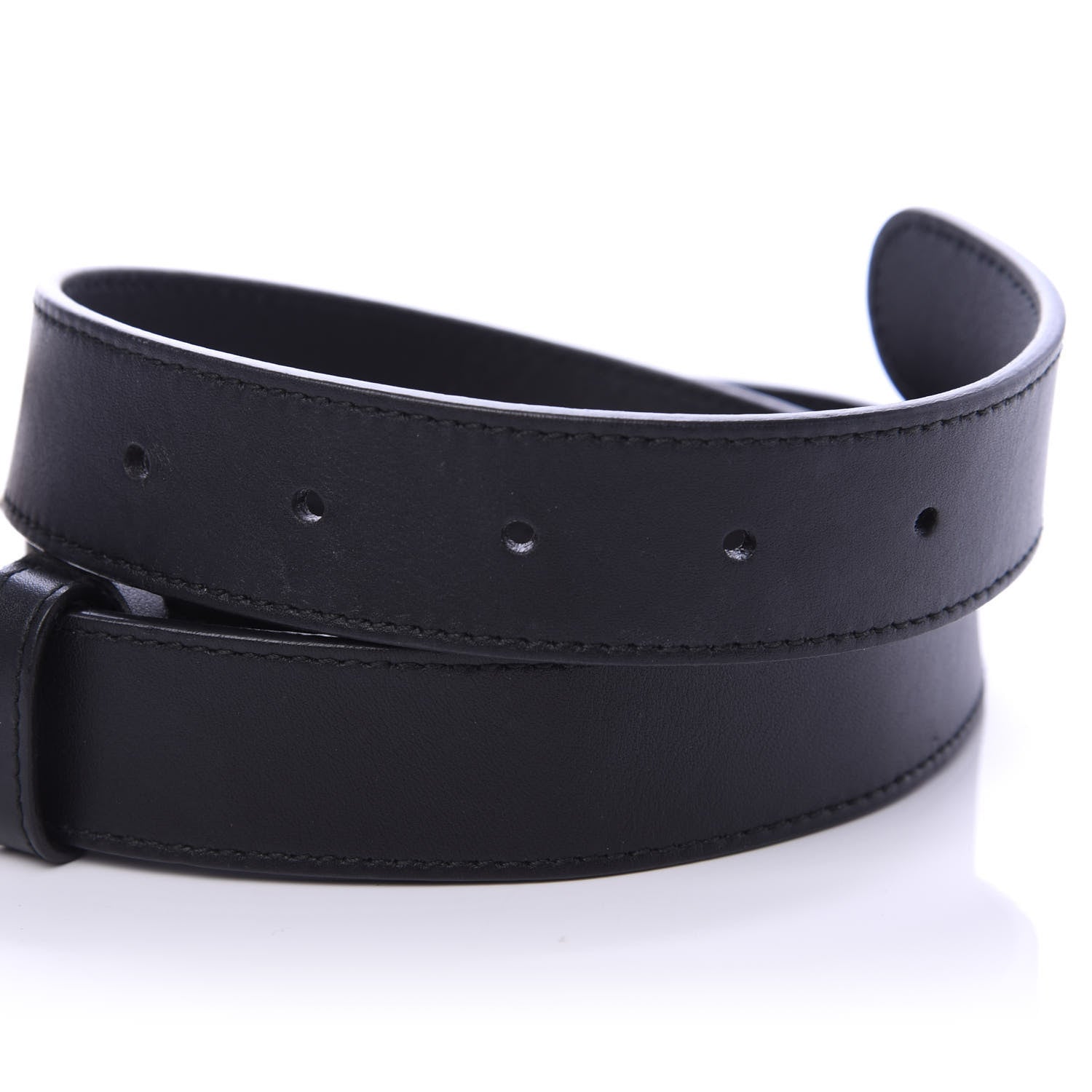 Gucci Calfskin Double G 30mm Belt 90 36 Black 3 of 6