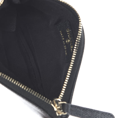 Chanel Caviar Quilted Small Vintage Mademoiselle Cosmetic Case Black 5 of 8