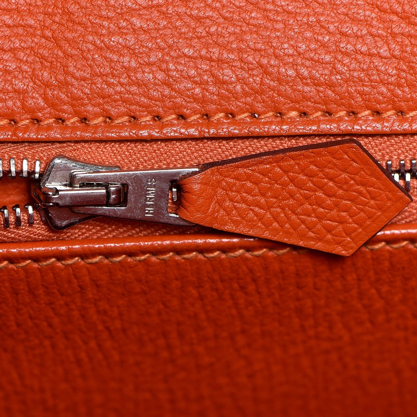Epsom Birkin 35 Orange