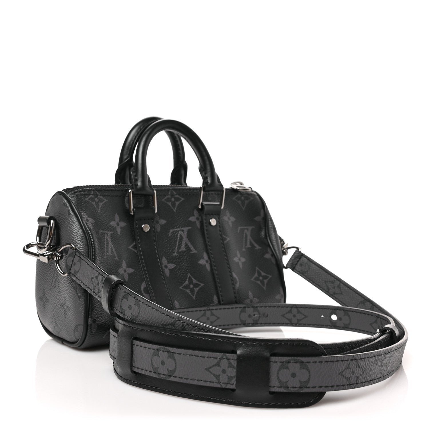 Louis Vuitton Reverse Monogram Eclipse Keepall XS Black 3 of 8