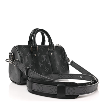 Louis Vuitton Reverse Monogram Eclipse Keepall XS Black 3 of 8