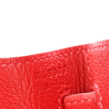 Hermes Epsom Kelly Sellier 32 Rouge Casaque 7 of 11