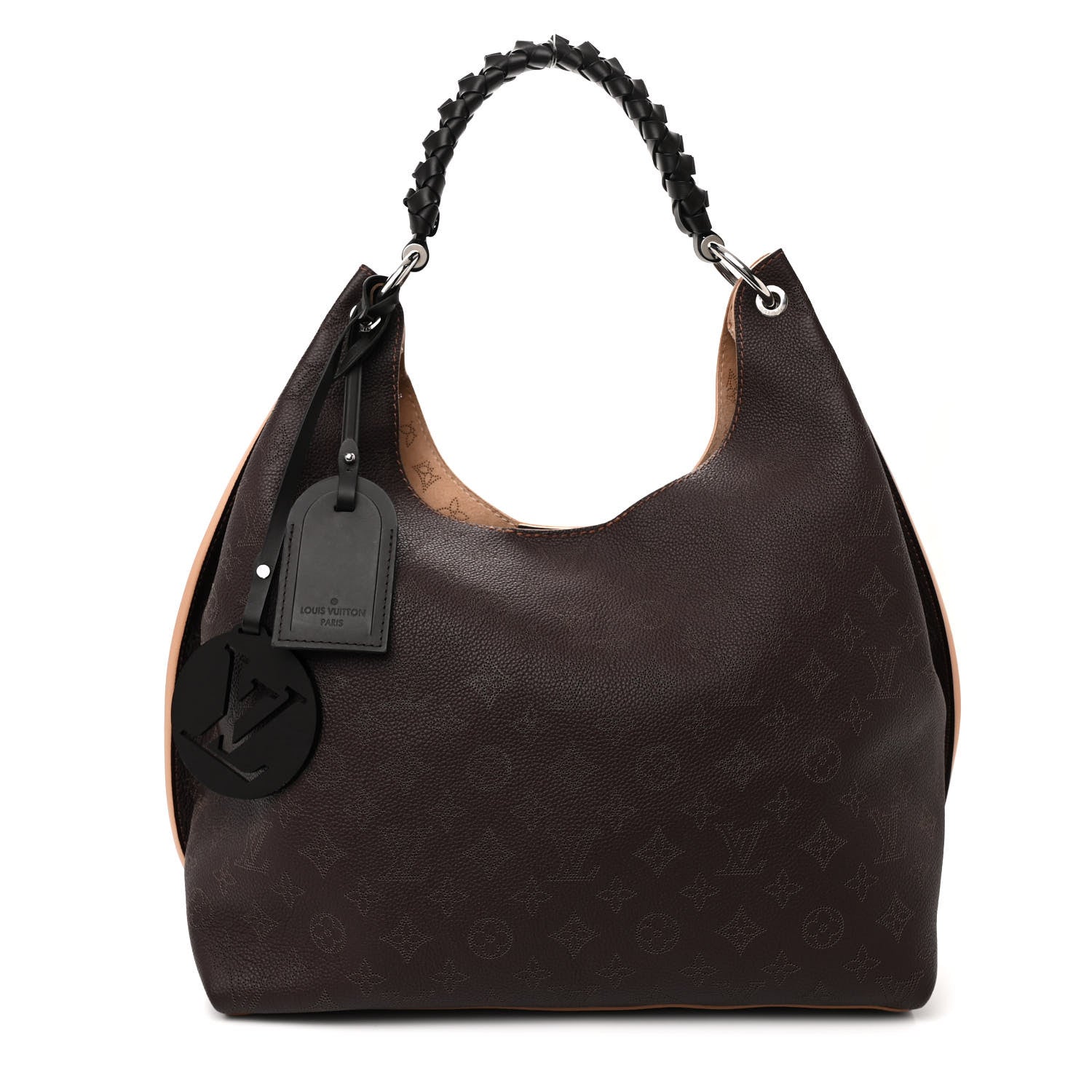 Louis Vuitton Mahina Carmel Hobo Chocolate 1 of 11