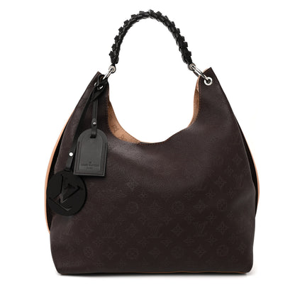 Louis Vuitton Mahina Carmel Hobo Chocolate 1 of 11