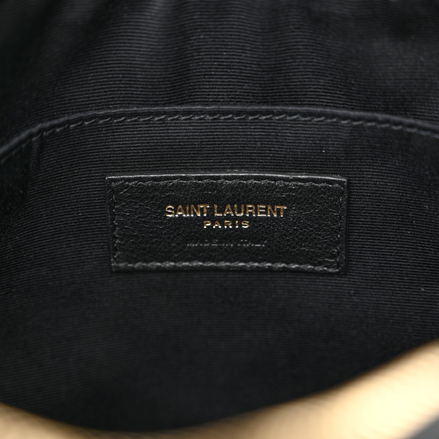 Calfskin Matelasse Monogram Lou Camera Bag Black