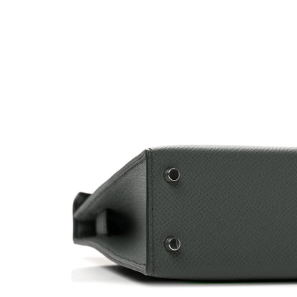 Hermes Epsom Mini Kelly Sellier 20 Vert Amande 9 of 11
