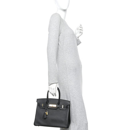 Hermes Epsom Birkin 30 Black 2 of 10