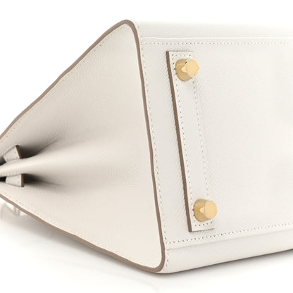Hermes Epsom Birkin Sellier 25 Gris Pale 8 of 11