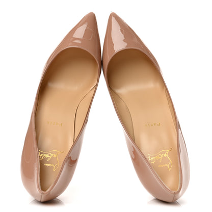 Christian Louboutin Patent Pigalle 85mm Pumps 41.5 Nude 2 of 9