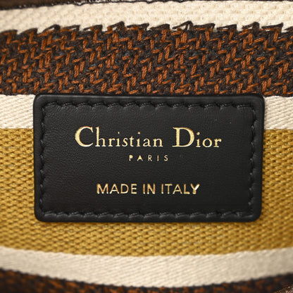 Christian Dior Canvas Embroidered Paisley Medium Lady D-Lite Multicolor 6 of 10