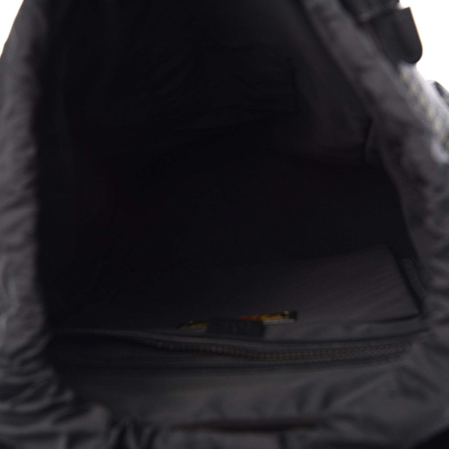 Gucci X DAPPER DAN Calfskin Laminated Ayers GG Micro Monogram Double Buckle Backpack Black Gold 5 of 11