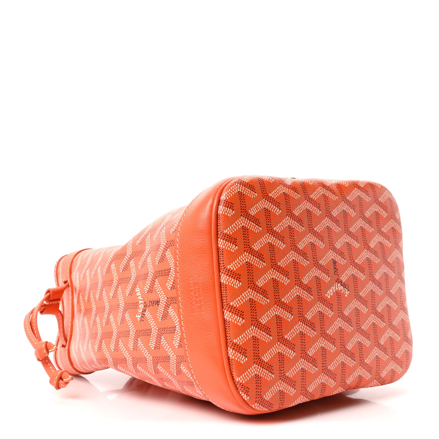 Goyard Goyardine Petit Flot Bucket Bag PM Orange 4 of 9