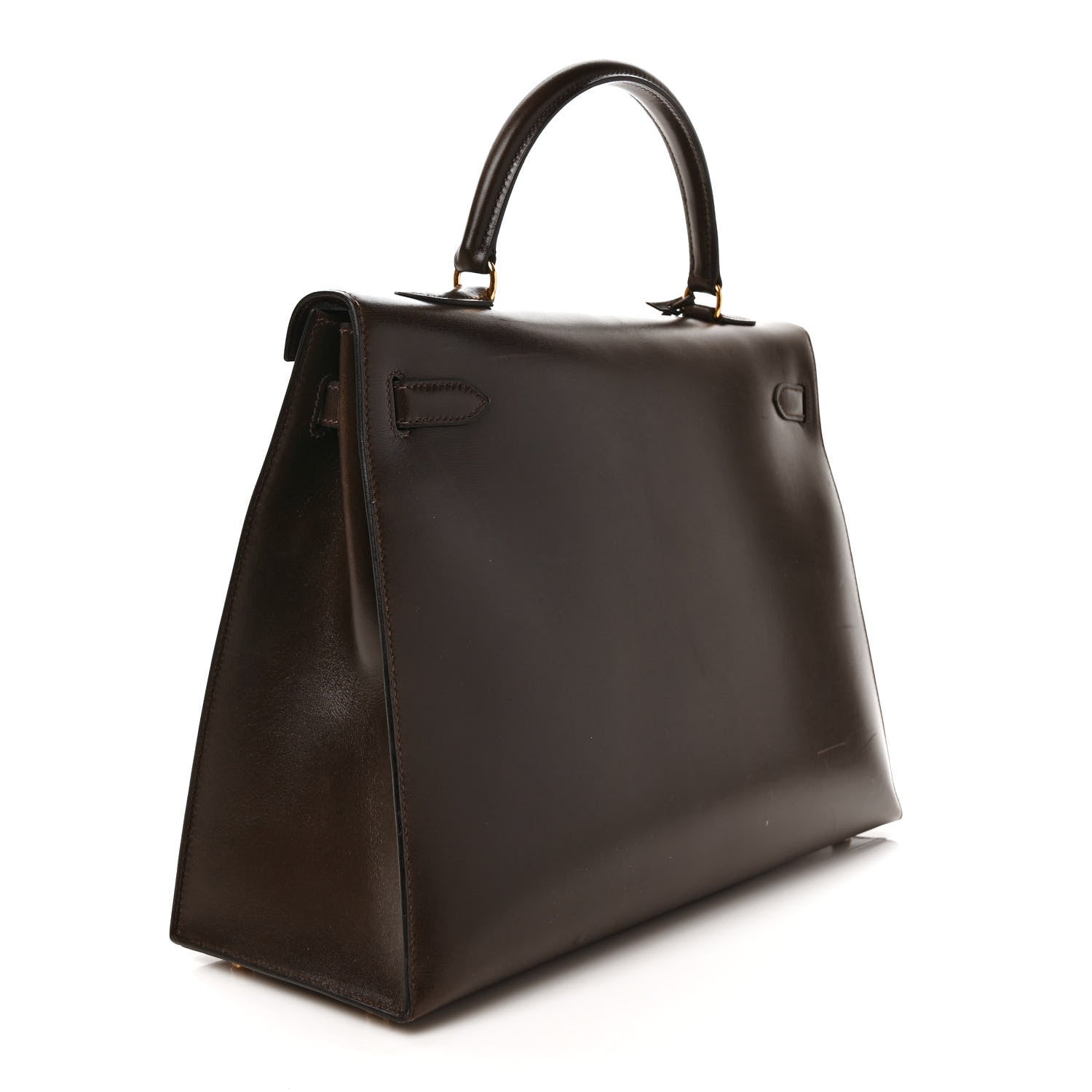 Hermes Box Kelly Sellier 35 Chocolate 3 of 12