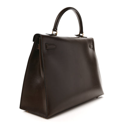 Hermes Box Kelly Sellier 35 Chocolate 3 of 12
