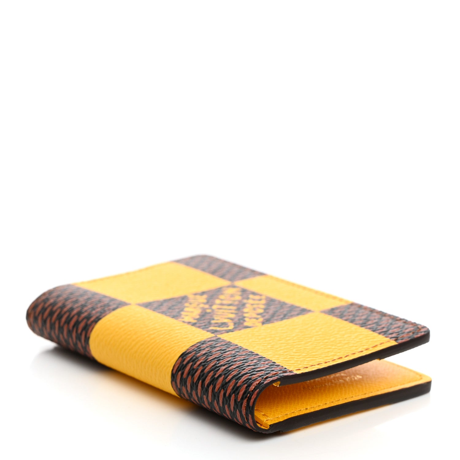 Louis Vuitton Damier Pop Pocket Organizer NM Yellow 4 of 6