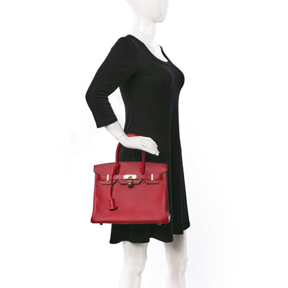Hermes Epsom BIRKIN 30 Rouge Grenat 2 of 9