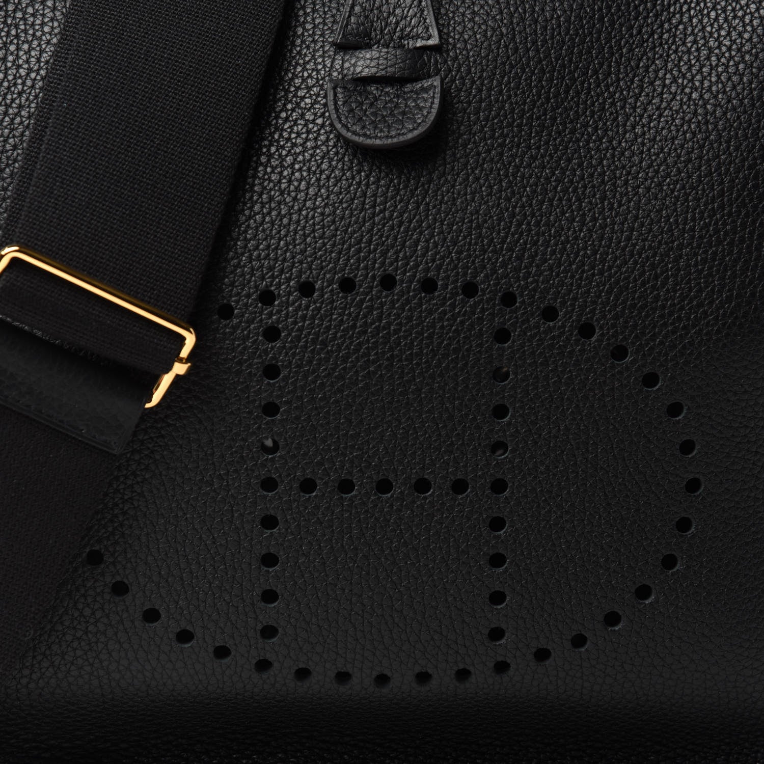 Hermes Taurillon Clemence Evelyne III PM Black 10 of 11