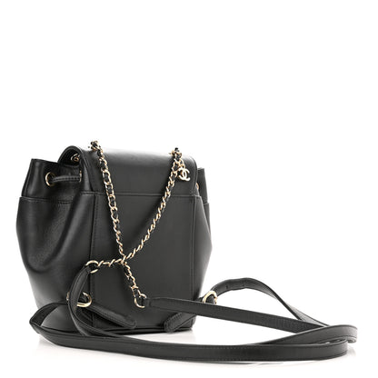 Chanel Lambskin CC Mania Backpack Black 3 of 10