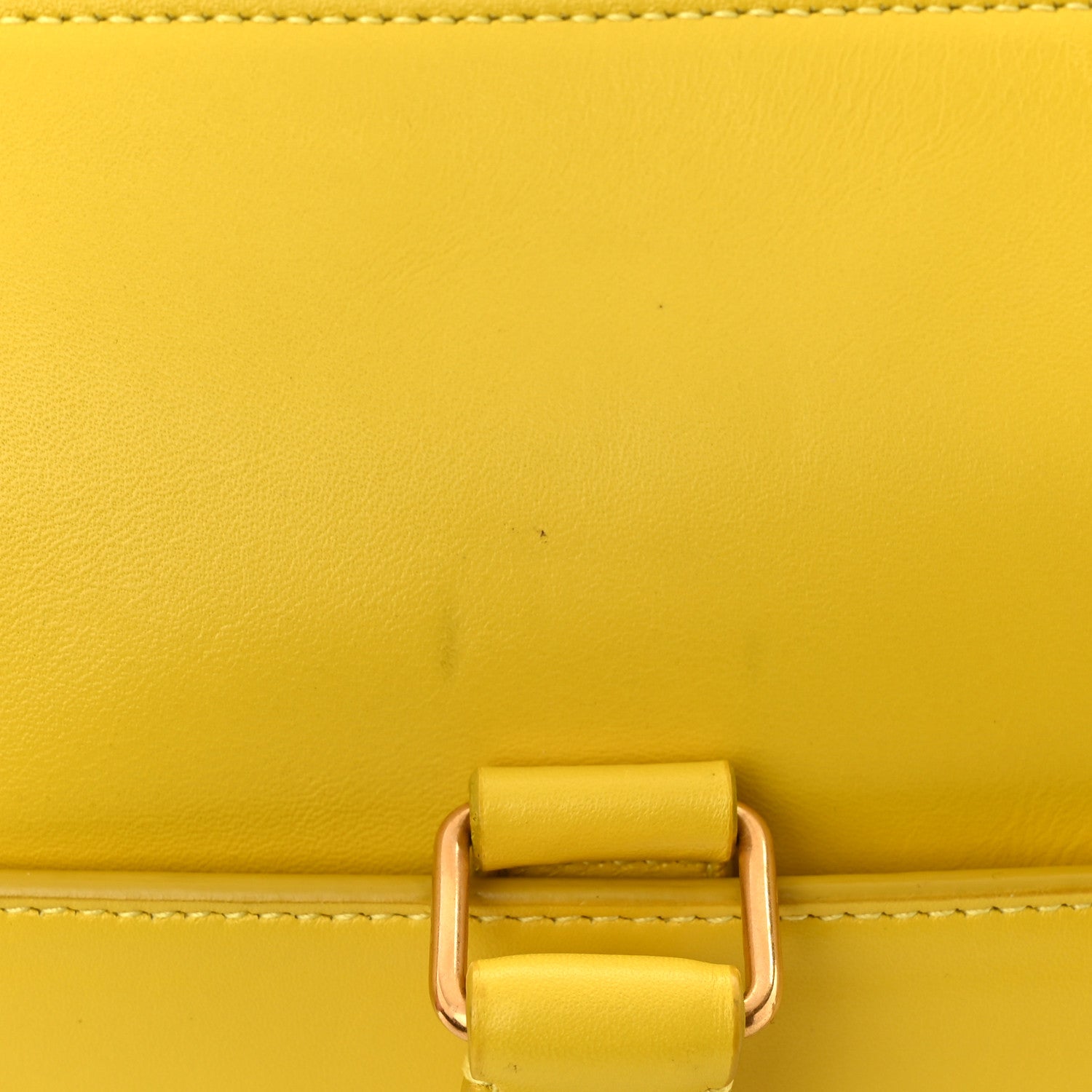 Saint Laurent Calfskin Classic Duffle 6 Yellow 14 of 14