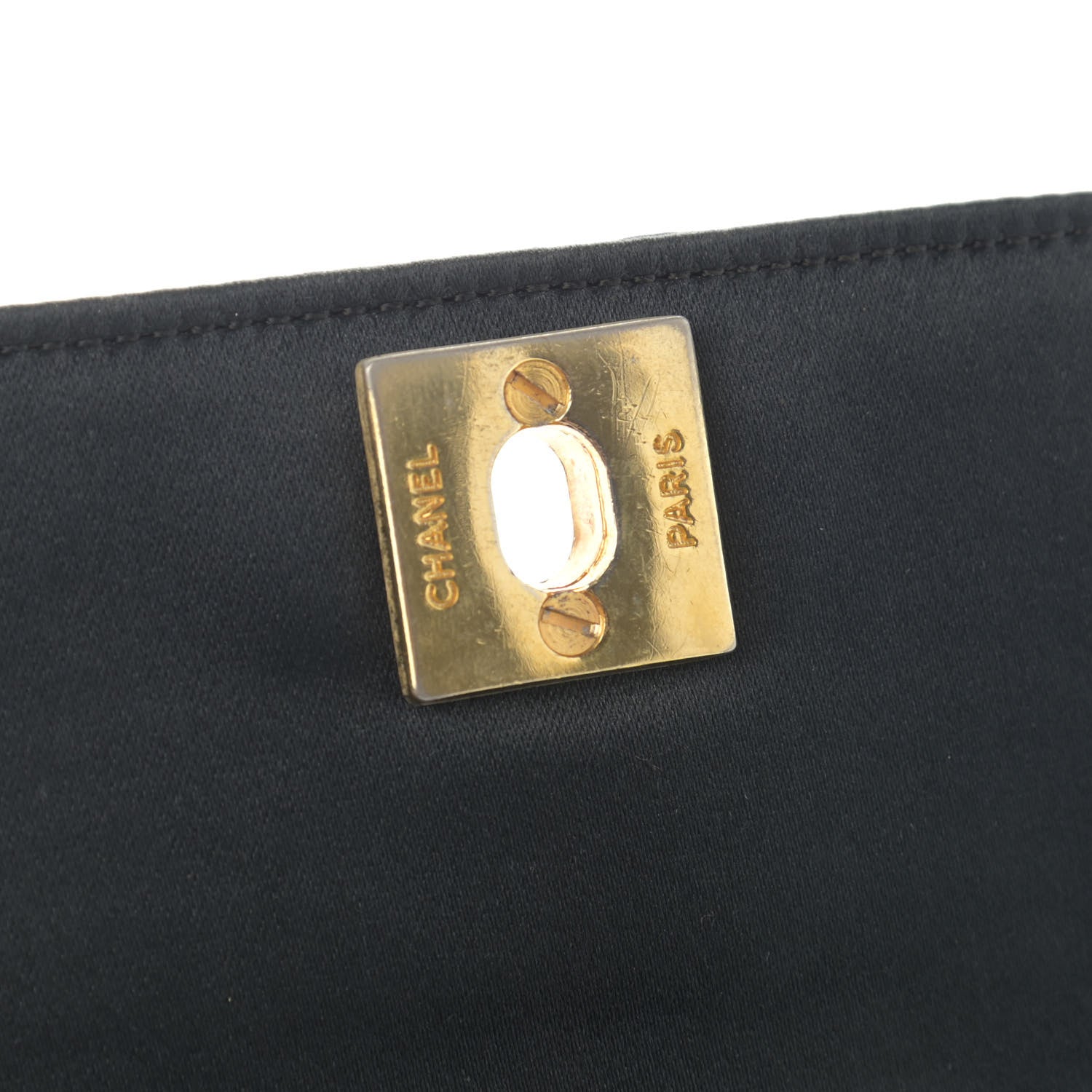 Chanel Satin Quilted Flap Black 11 of 11