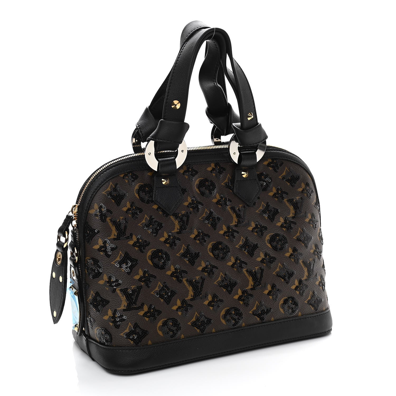 Louis Vuitton Monogram Sequins Eclipse Alma Black 3 of 11